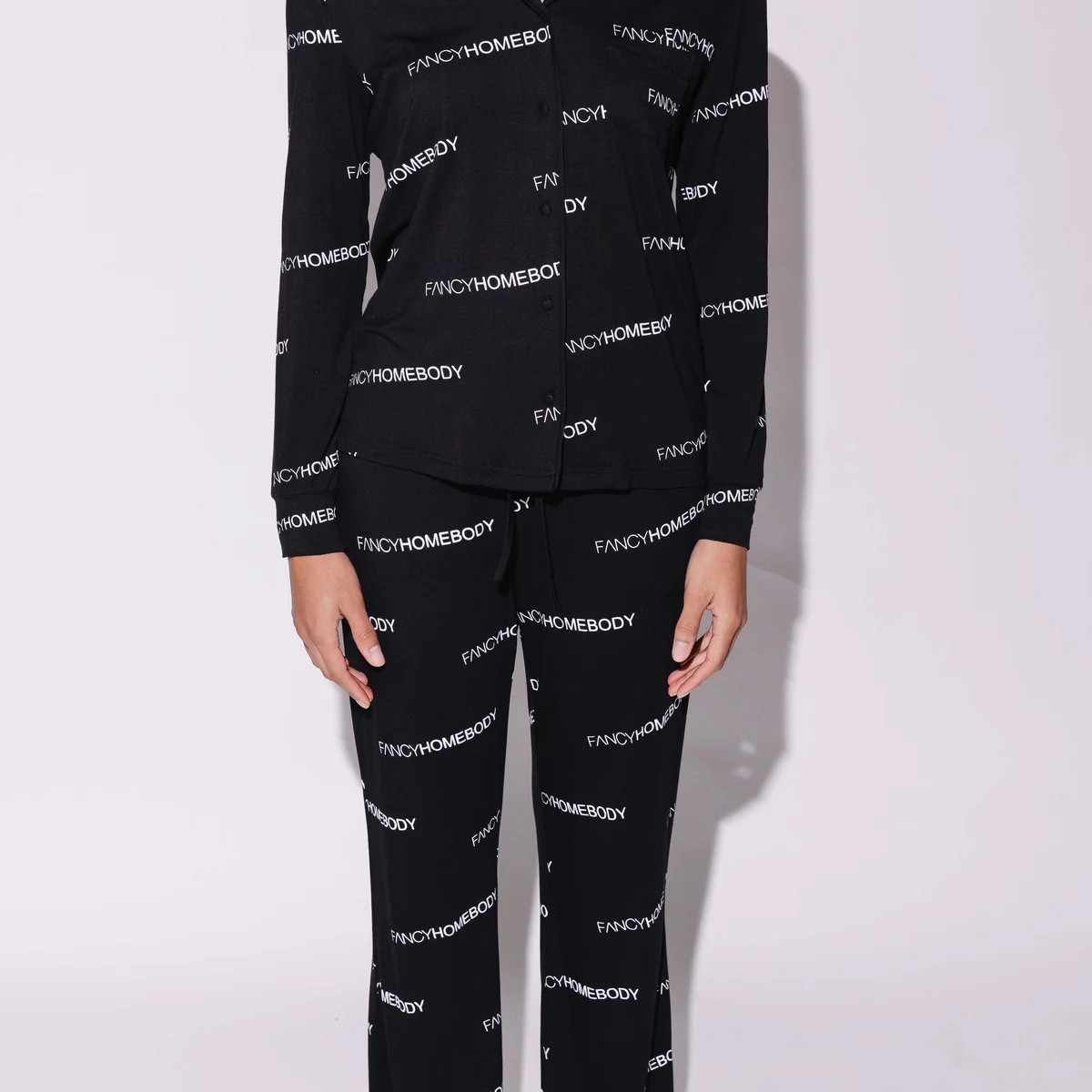 LogoLuxe Classic Pajama Set | Fancy Homebody