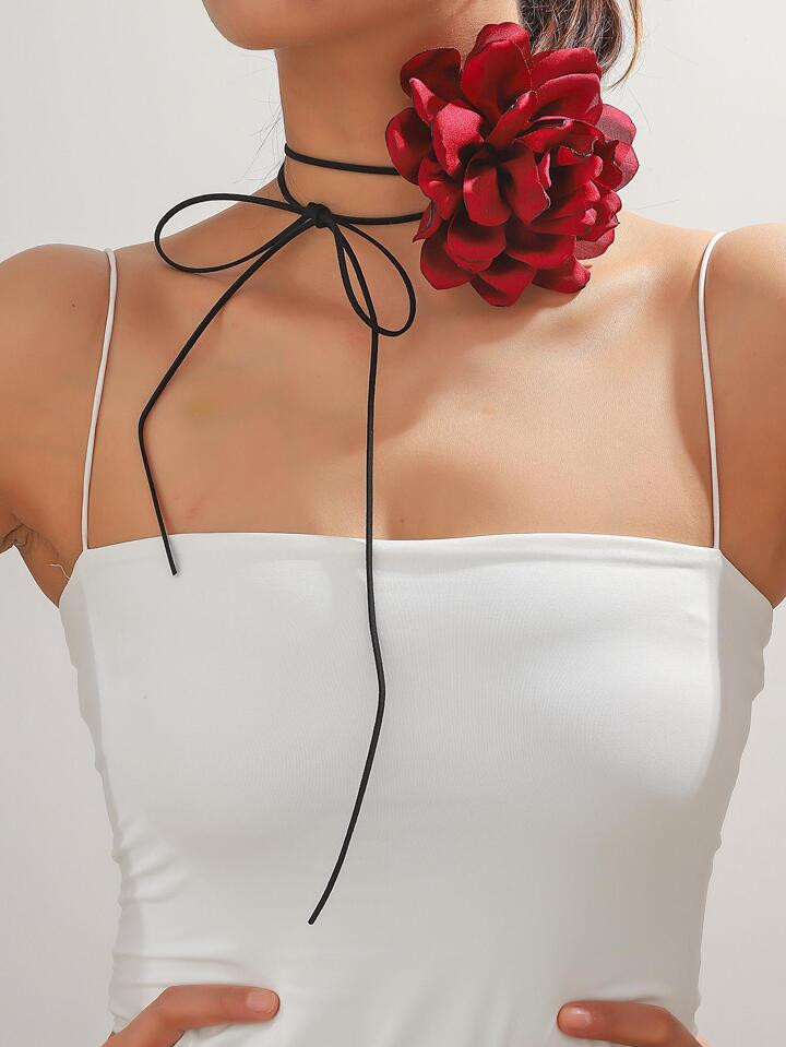 Flower Decor Choker | SHEIN