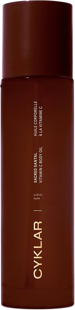 CYKLAR Vitamin C Body Oil for Women & Men, Sacred Santal Scented, 4.2 Fl Oz | Amazon (US)