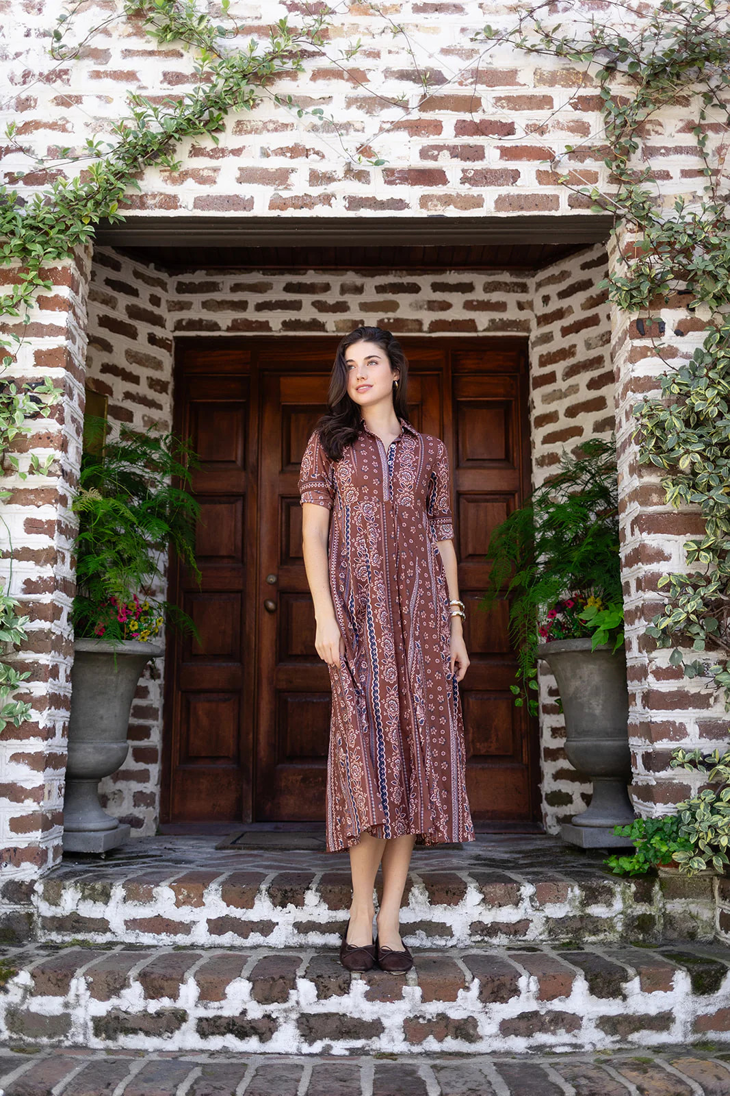 The JA Shirtdress - Coco Privet Stripe | Julia Amory