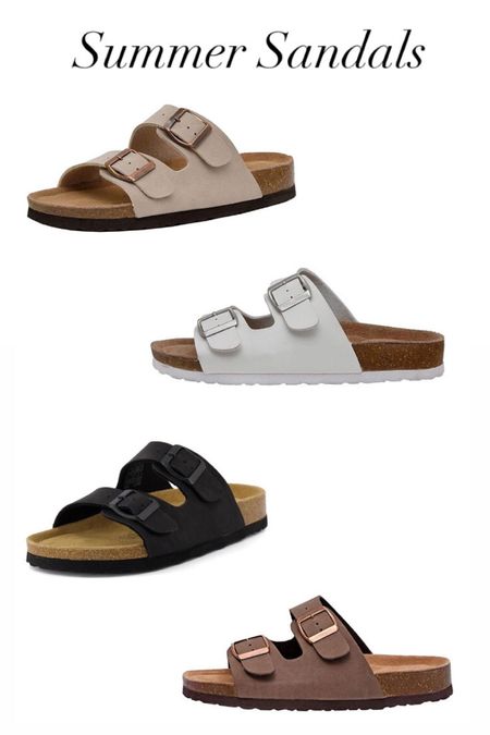 Birkenstock look for less! These are my favorite go-to everyday sandal. Runs tts, so comfortable and budget friendly! 

#LTKfindsunder50 #LTKshoecrush #LTKstyletip