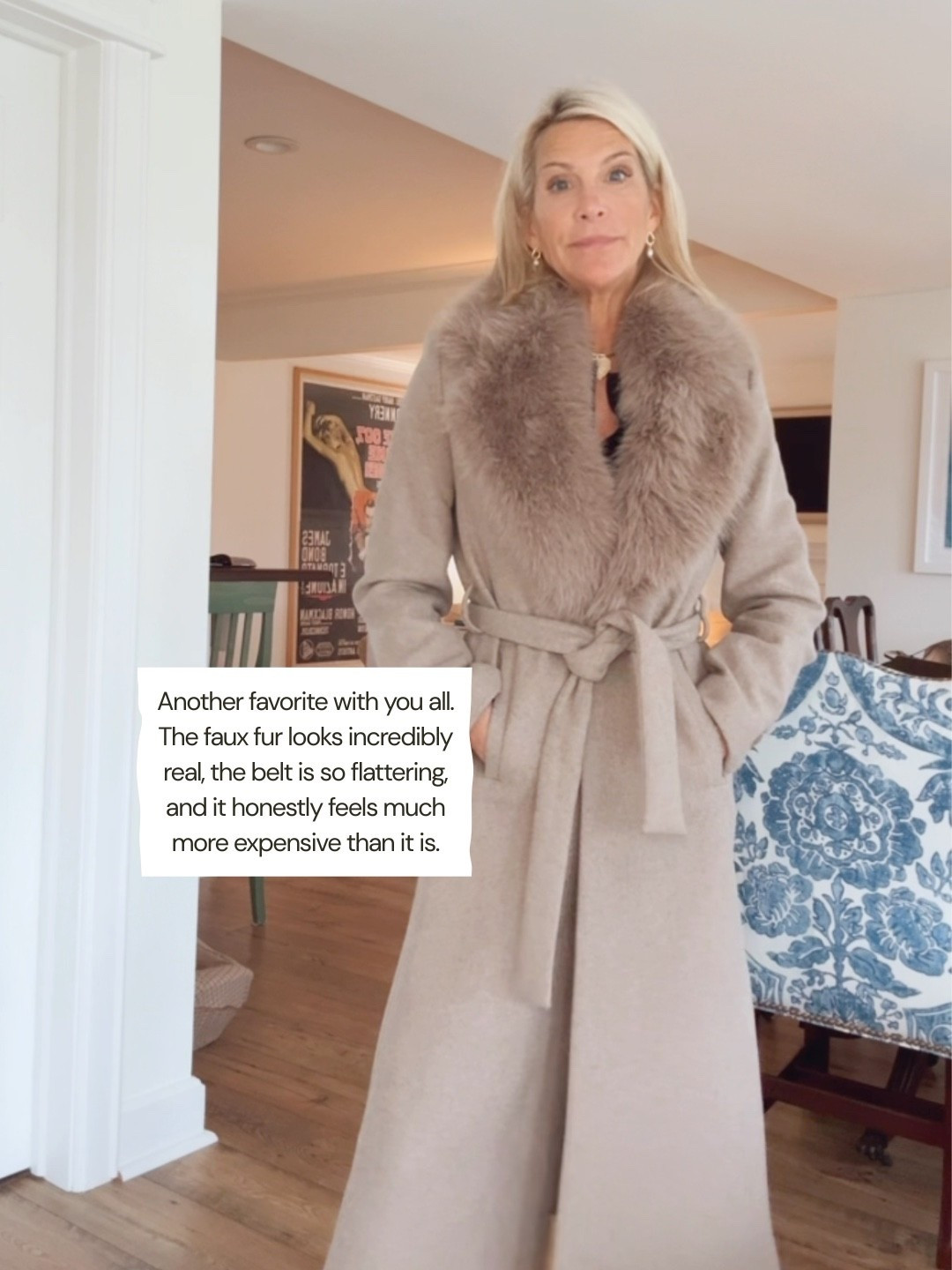 Another favorite with you all. The faux fur looks incredibly real, the belt is so flattering, and it truly feels much more expensive than it is.

#LTKfinds #LTKstyle #LTKbestseller #LTKwinter #LTKouterwear #classicstyle #polishedlook #wintercoat

#LTKootd #LTKOver40 #LTKSeasonal