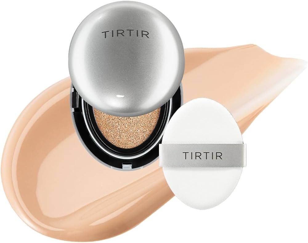 TIRTIR Aura Glow Cushion | Semi-Glow Finish, 72-Hour Radiance, Buildable coverage, Moisturized, B... | Amazon (US)