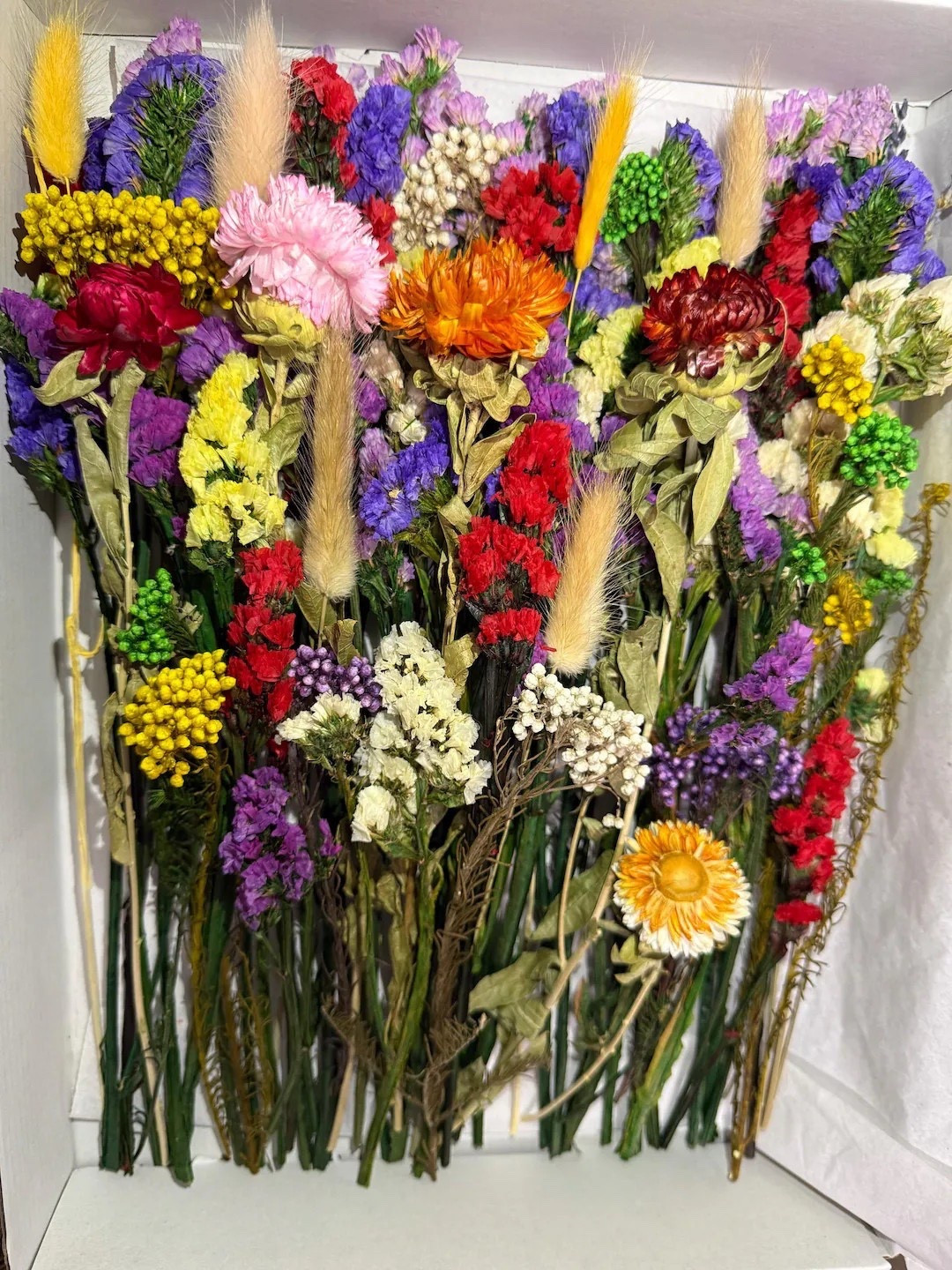 This mixed dried and preserved wildflower box is a dream for creative projects and floral DIYs. Each kit is thoughtfully handpicked by the team and filled with a unique blend of wildflowers, greenery, stems, baby’s breath, and other beautiful varieties—no two boxes are ever the same. Perfect for crafting, resin art, pressed flower projects, or adding organic texture to home décor, it’s a fun surprise box that sparks creativity every time you open it.

#LTKcrafts #DIYSupplies #DriedFlowers #PreservedFlowers #Wildflowers #CreativeSupplies #EtsyFinds #FloralDIY #CraftInspo

#LTKSeasonal #LTKWedding #LTKHome