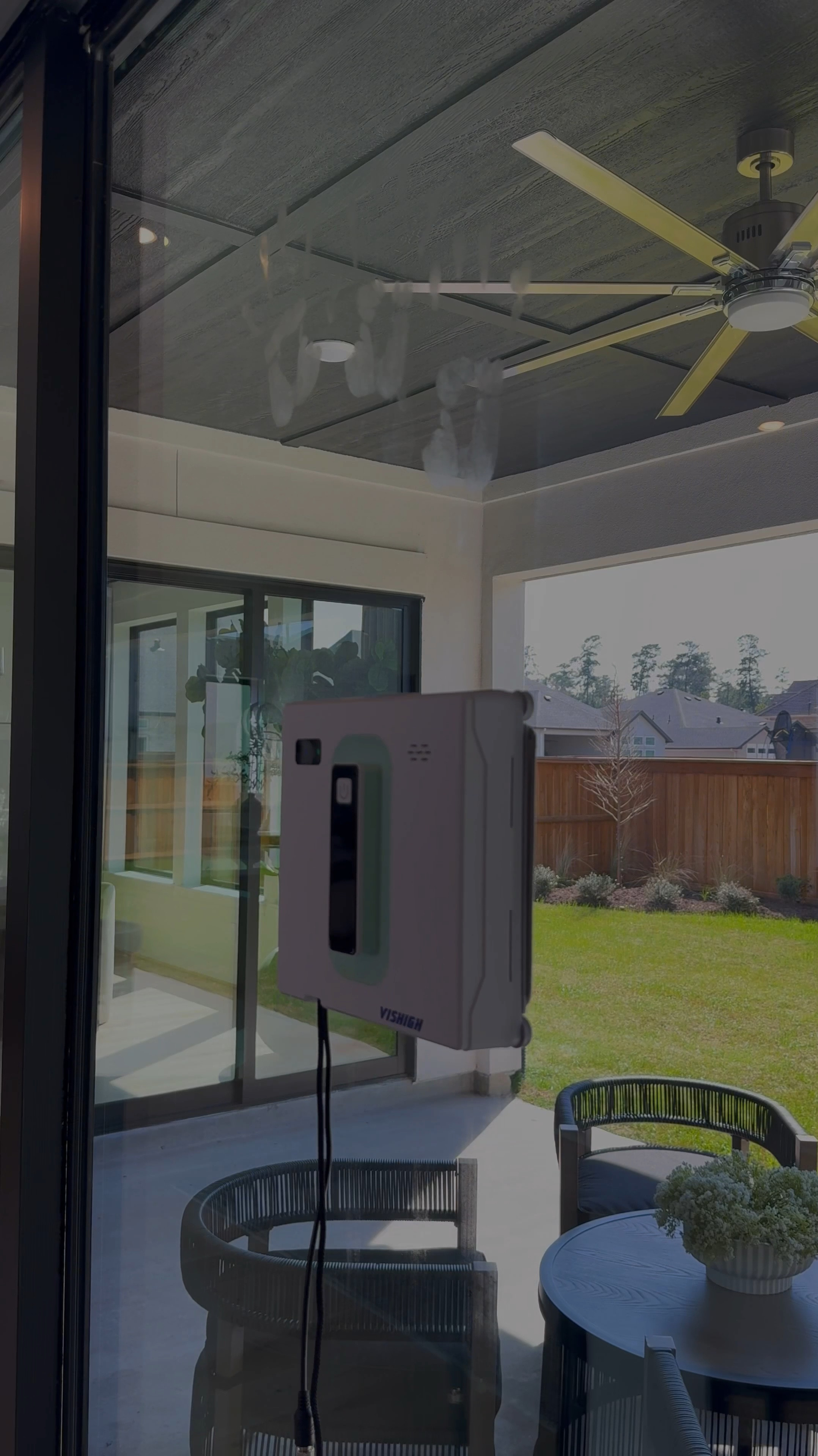 It only uses Water!!! I know right !?!
 I really had to put it to the test.… so I used Vaseline to create those hand prints😅 yup! So good right? 

This is THE best window cleaner I’ve used!😆… trust me, I love my window sprays but nothing beats an automatic window cleaner 😆… plus, no more climbing ladders to clean your windows…. And you only need water! 🫢

I cleaned the outside of my home and it cleans just as well! 

It is both automatic & remote controlled so you target specific areas you’d like to clean. It can connect to your phone as well! 🤍❤️ Plus It has intelligent detect to prevent falls. 🎉#LTKVideo

#LTKStyleTip #LTKHome