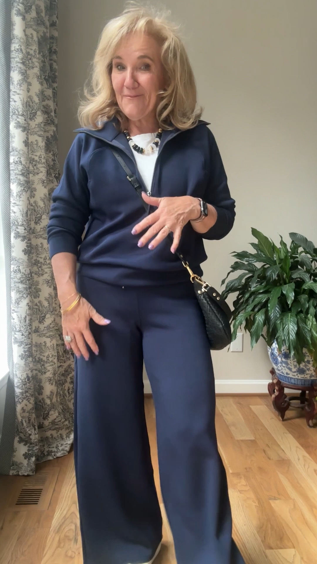 Spanx LTK sale 20% off sitewide 3/12-3/15
Use code LTKSPANX

I wear a medium petite in bottoms and a medium in tops unless noted below

The classic timeless navy set. One of the best things about buying a classic color like timeless navy is when spanks comes out with new styles. You can add to your collection to Mixandmatch in the same color to continue to make sets.

20% off Allie & Bess code NANETTE20

#LTKTravel #LTKOver40 #LTKSpringSale