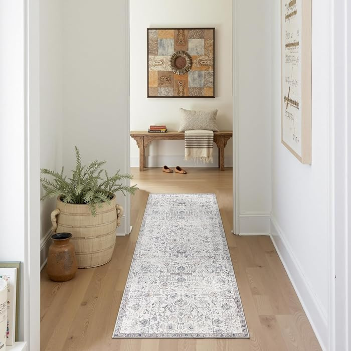JINCHAN Runner Rug 2x5 Area Rug Vintage Hallway Indoor Floor Mat Washable Rug Retro Distressed Ca... | Amazon (CA)