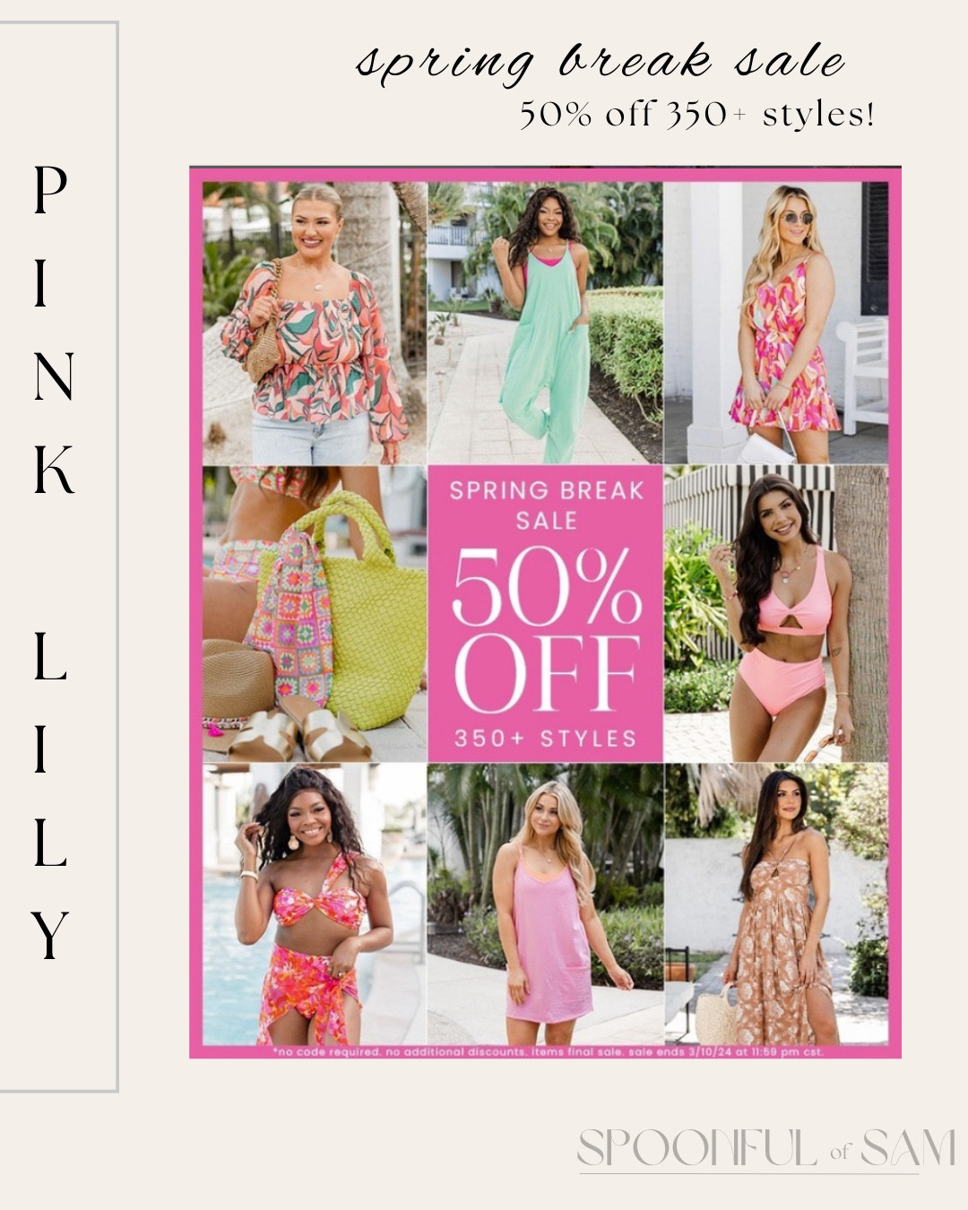 🚨Sale Alert!🚨 Shop PinkLilys Spring Break sale today! Sale ends 3/10. 

#LTKsalealert #LTKSpringSale #LTKfindsunder50
