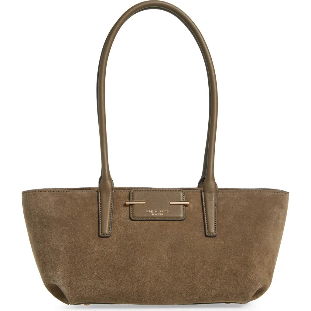rag & bone Realm Suede Satchel in Cedar at Nordstrom | Nordstrom
