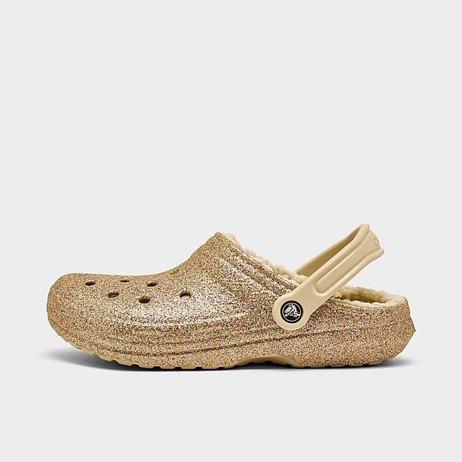 Women's Crocs Classic Lined Glitter Clog Shoes | Finish Line (US)