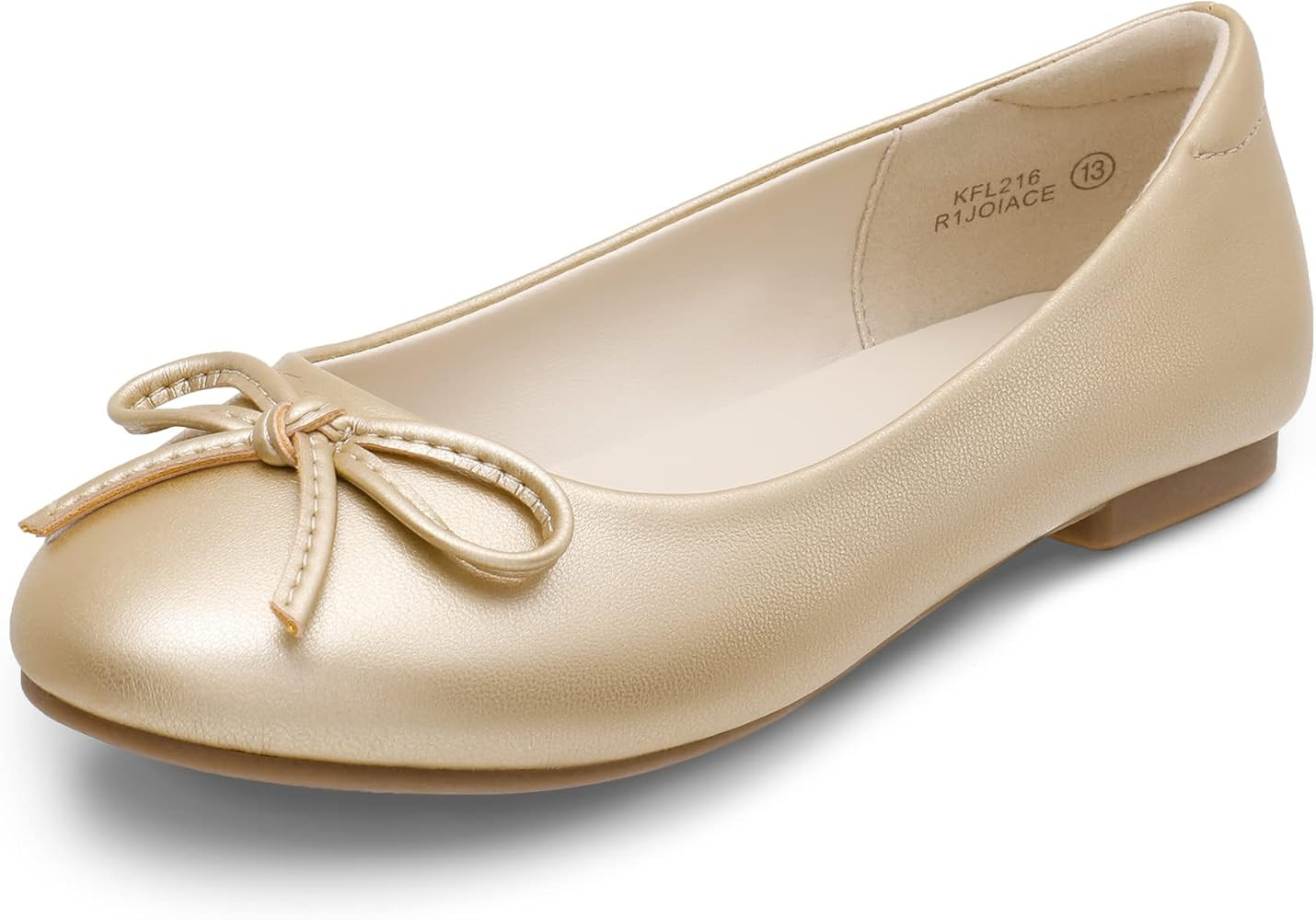 DREAM PAIRS Girls Dress Shoes Fashion Bow Ballet Flats | Amazon (US)