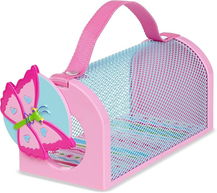 Melissa & Doug Sunny Patch Cutie Pie Butterfly Bug House Toy with Carrying Handle and Easy-Access... | Amazon (US)