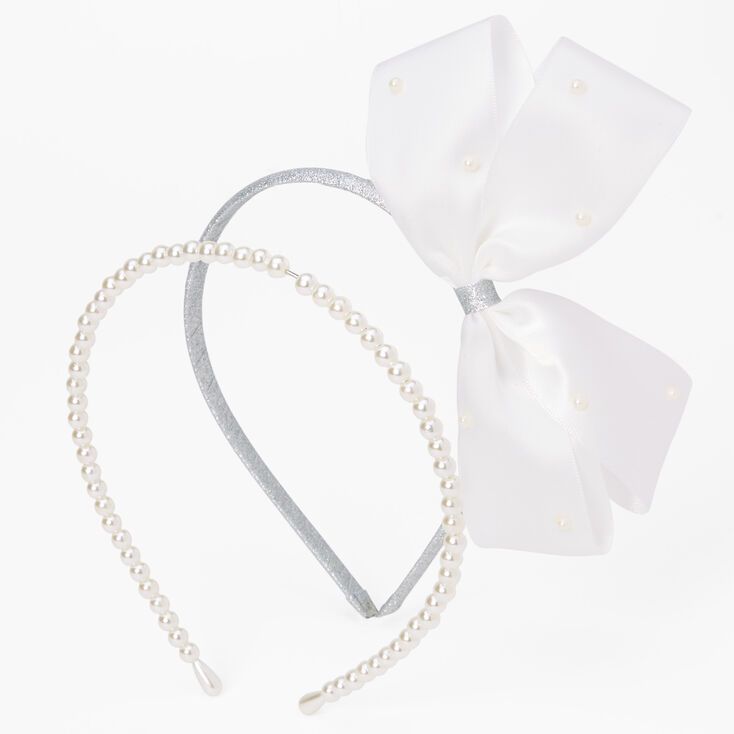 Claire's Club Special Occasion Loopy Pearl Headbands - 2 Pack | Claire's (US)