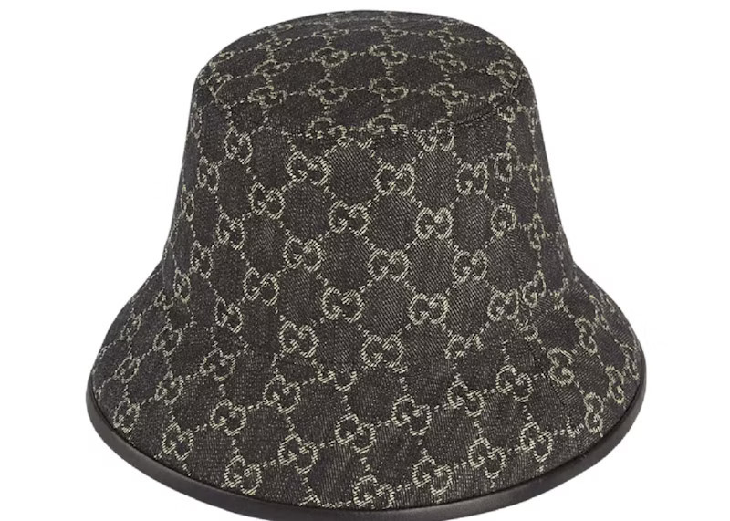 Gucci GG Denim Bucket Hat Black | StockX