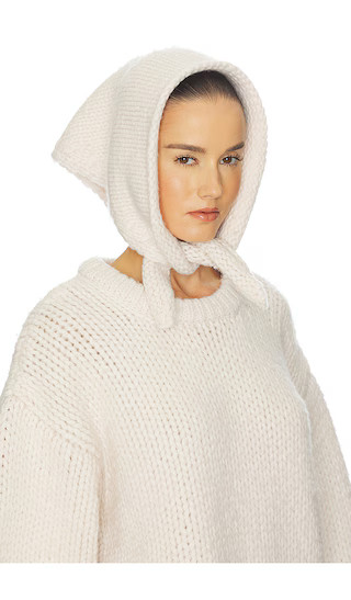 Kelcey Hand Knit Kerchief Scarf | Revolve Clothing (Global)