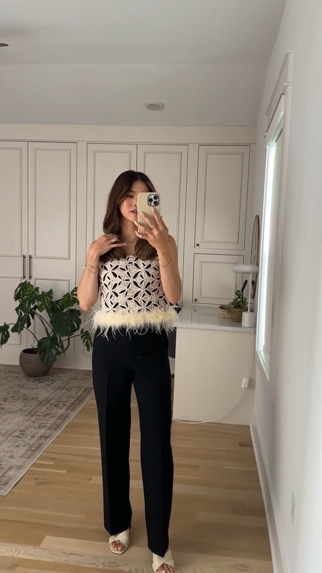 Sizing info:
•Black pants size 00 in black 
•Feather top size XS

petite fashion, get dressed with me, outfit inspiration, ootd, nashville outfit, Nashville influencer, petite style, vacation style, casual outfits, mom style, petite pants, spring outfits, spring outfit info, spring pants, spring outfit idea, spring top, spring bag, spring tank, spring shoes, summer pants, petite pants, cropped pants, aritzia pants, 

 @Aritzia 

#LTKSeasonal #LTKootd #LTKPetite