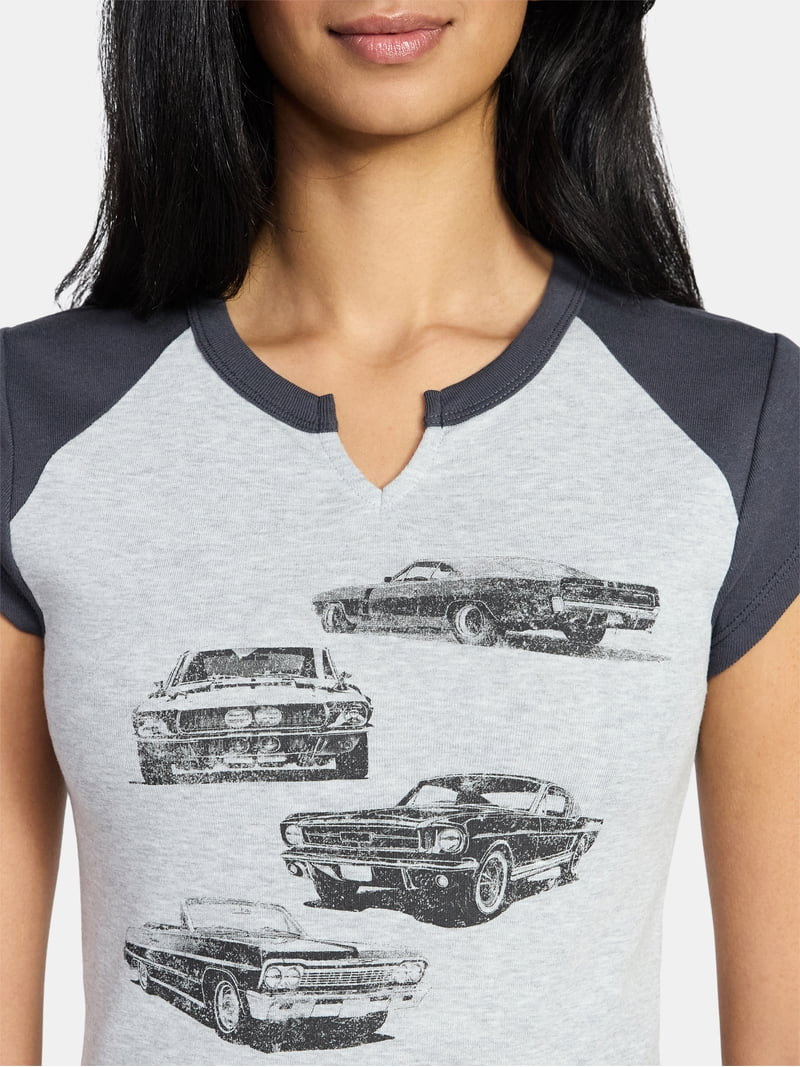 Auto Women's Graphic Tee with Short Sleeves, Sizes XXS-XXL | Walmart (US)