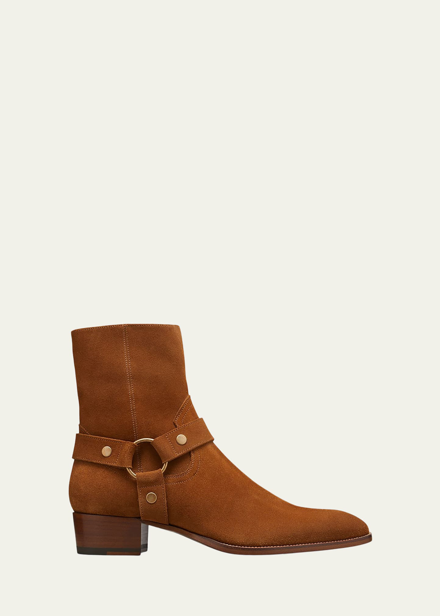 Men's Wyatt Harness Suede Boots | Bergdorf Goodman