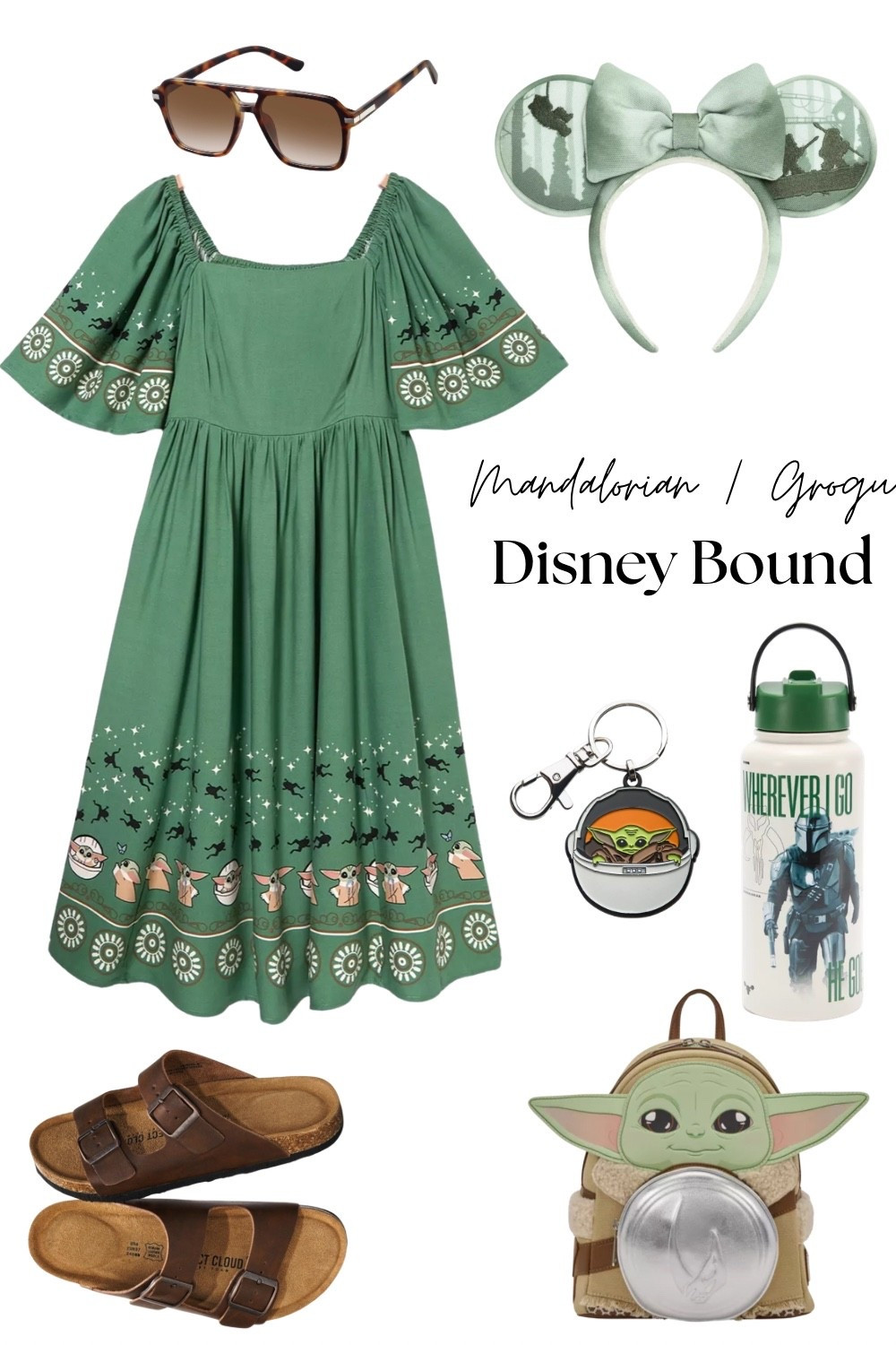 Mandalorian / Grogu Disney Bound Outfits 
#disney #disneyfit #starwars