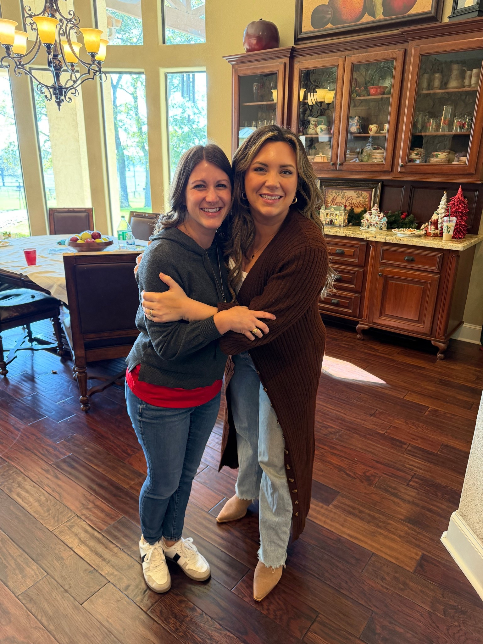 Obsessed with this sweater!! You can wear it as a dress too buttons all the way down. 

#LTKootd #LTKHoliday #LTKMidsize