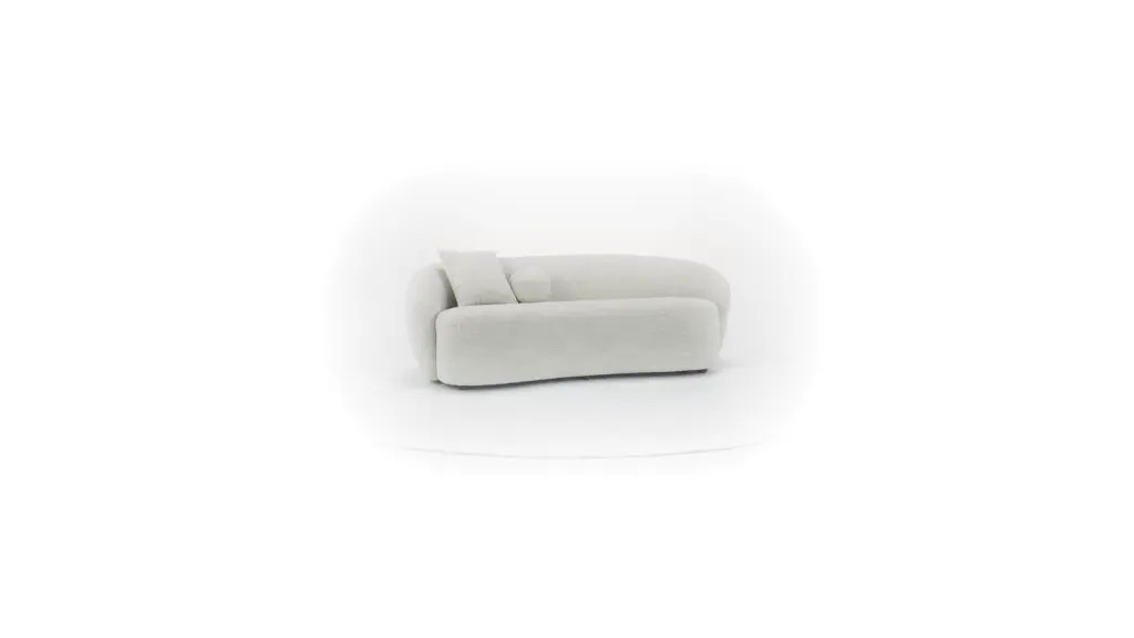 Better Homes & Gardens Juliet Curved 80.31" Sofa, Ivory | Walmart (US)