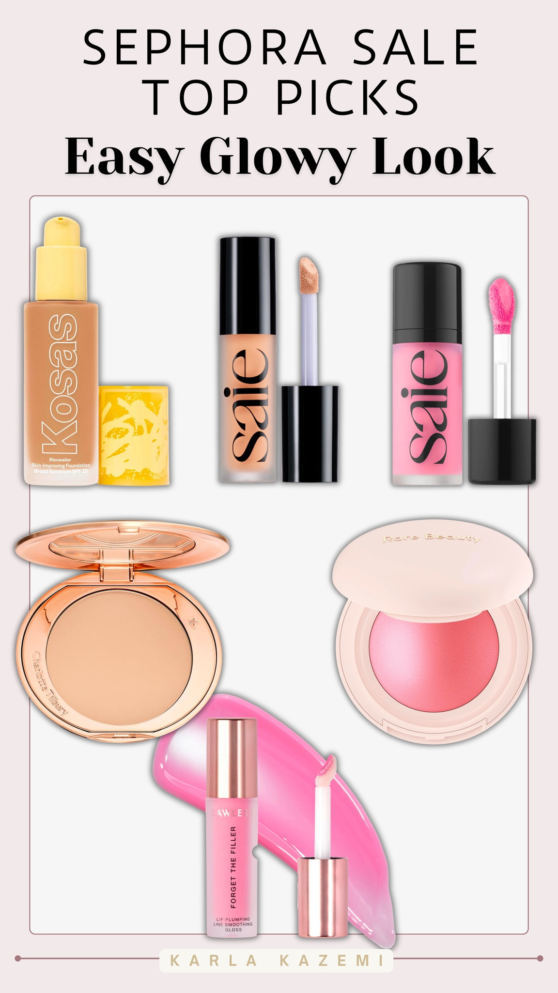 Sephora sale picks for an easy glowy look on the go! 
Use code: YAYSAVE to save up to 30% from April 5th-15th

These products feel amazing and leave your skin looking glowy and smooth and not cakey at all🤌✨

Perfect for my over 35/over 40 girlies🙌





Sephora sale picks, Sephora essentials, Sephora sale must haves, Sephora sale top picks, makeup over 30, makeup over 35, makeup over 40, makeup essentials, makeup Recs, Sephora sale Recs, glowy skin makeup recommendations, Karla Kazemi. 

#LTKxSephora #LTKover40 #LTKbeauty