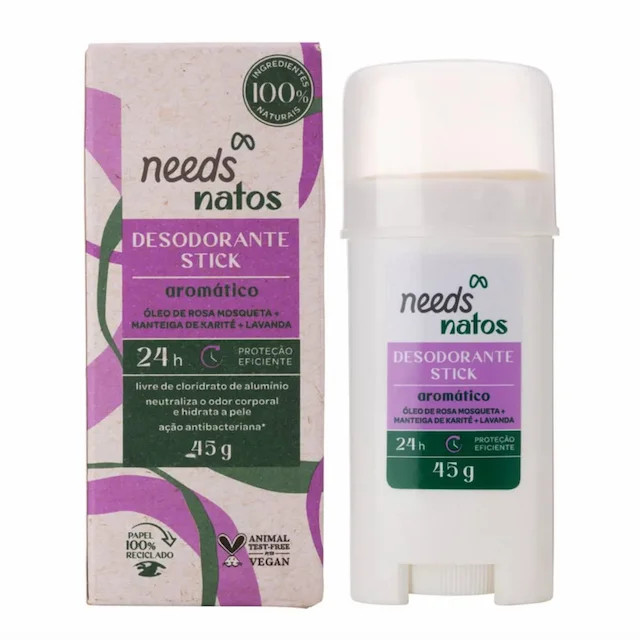 NEEDS NATOS DESODORANTE STICK AROMATICO 45G 1006422 | Drogasil | Drogasil BR