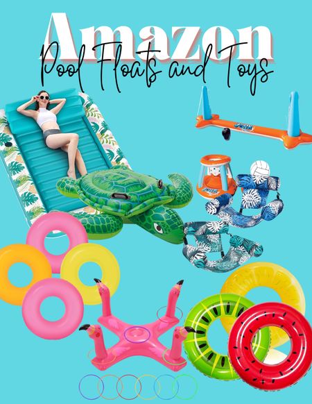 Pool floats and inflatable pool toys from Amazon Prime
Amazon summer, backyard bbq, backyard party, pool party essentials, Fourth of July, 4th of July pool party, summer essentials, pool floats, pool games 

#LTKSwim #LTKFamily #LTKParties