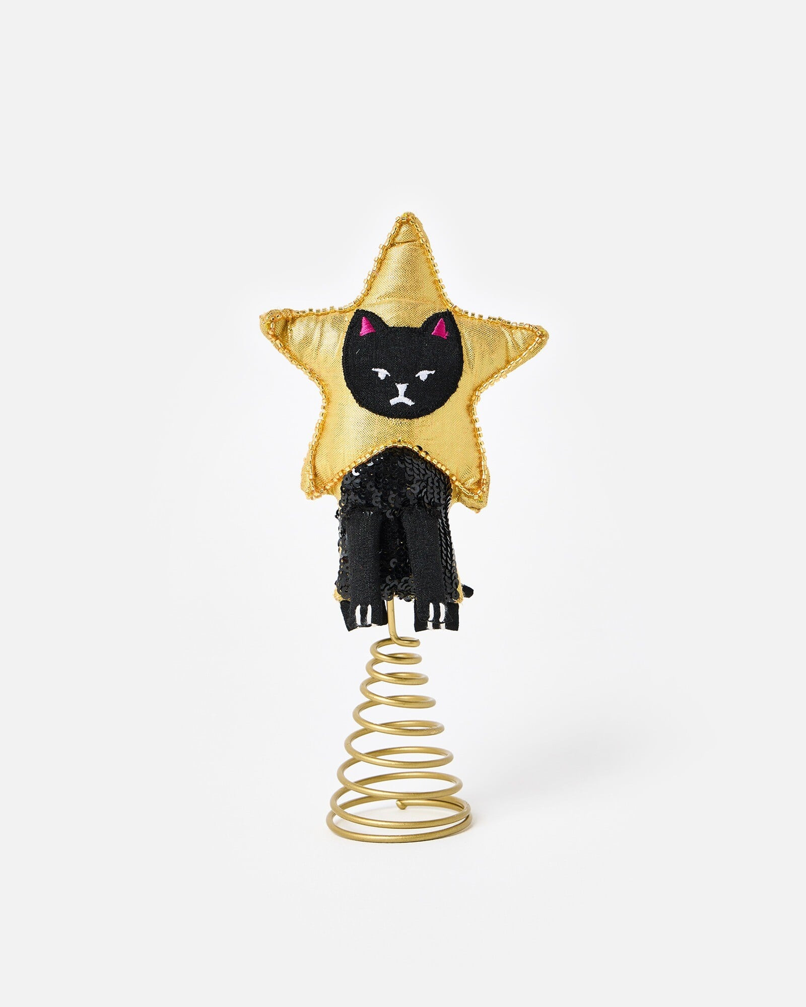 Magic the Cat Christmas Tree Topper | Oliver Bonas | Oliver Bonas (Global)