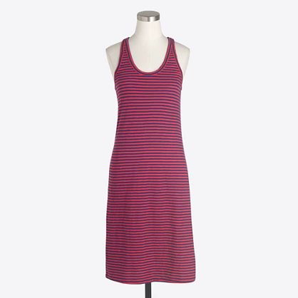 Striped racerback dress | J.Crew Factory