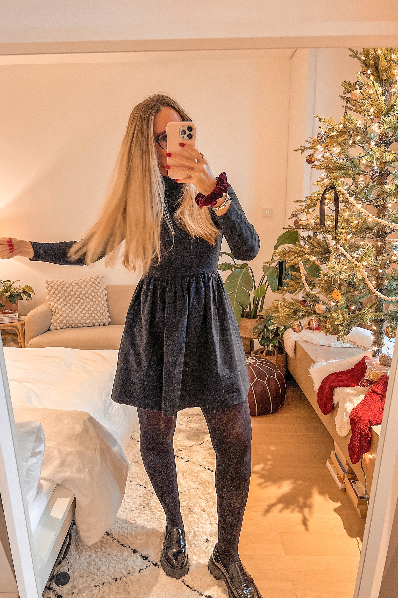 Channeling my inner Wednesday. 🖤🖤🖤

I seem to wear more black when living in big cities and when the weather is colder. 🥶 ❄️ ⛄️ 

This all black look was so easy to throw together. Take a black dress, a pair of @spanx tights, and black platform loafers, and you’ve got an outfit inspired by Wednesday. 

Have y’all starting watched Wednesday on Netflix? Let me know what y’all think of Jenna Ortega. I’m a fan and will be watching the the entire season.


#LTKSeasonal #LTKunder50 #LTKunder100