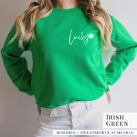 st Patrick's Day Sweatshirt - Lucky Pocket Hoodie. Unisex Adult, Youth, Toddler Saint Patty's Shamro | Etsy (US)