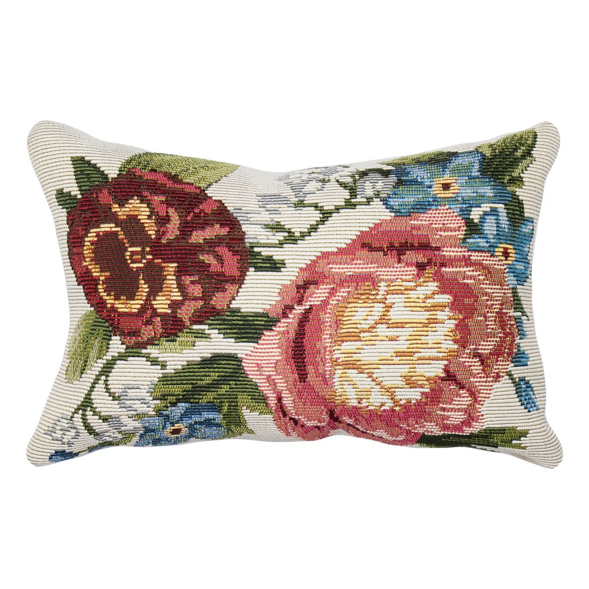 Marina Secret Garden Indoor/Outdoor Floral Pillow Cover & Insert | Wayfair North America