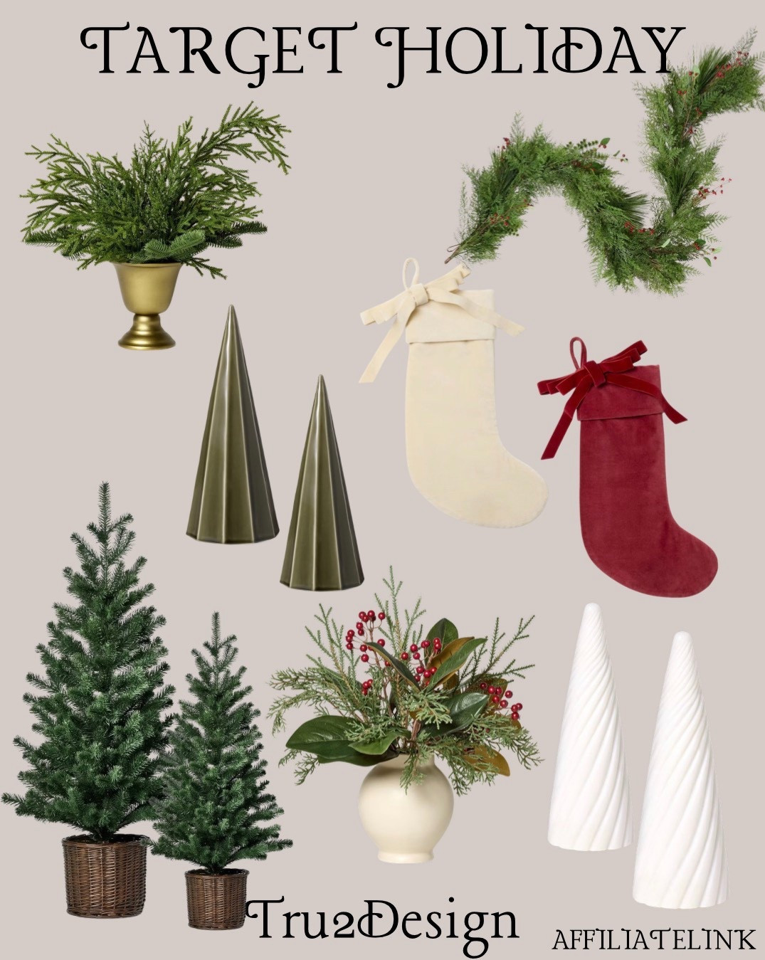 ✨ The Studio McGee Christmas collection at Target is everything — cozy neutrals, timeless textures, and all the festive elegance 🎄🤍

#StudioMcGee #TargetStyle #TargetChristmas #HolidayHome #LTKHome #LTKHoliday #Tru2Design #TargetFinds #ChristmasDecor #CozySeason

#LTKOver40 #LTKHome #LTKSeasonal