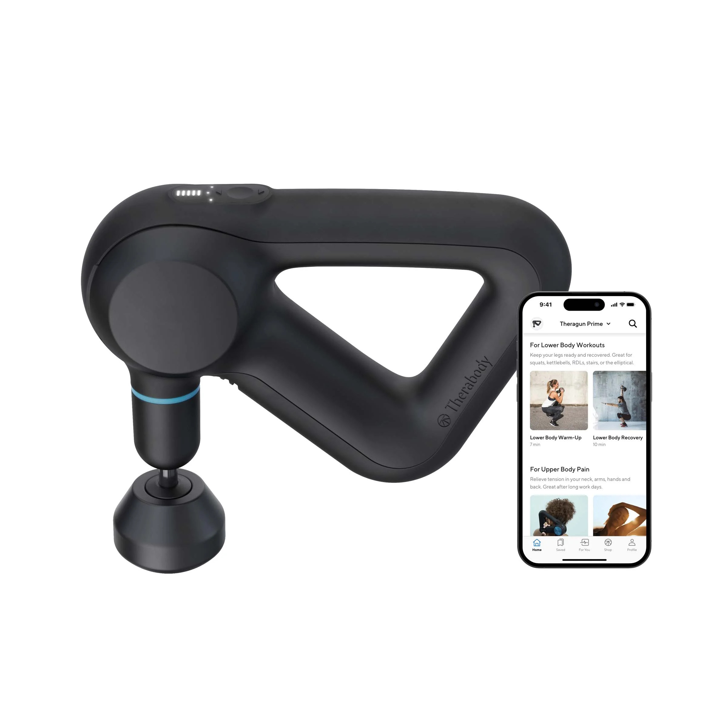 Therabody Theragun Prime (5th Gen) Deep Tissue Therapy Massage Gun - Bluetooth Enabled, Electric ... | Walmart (US)
