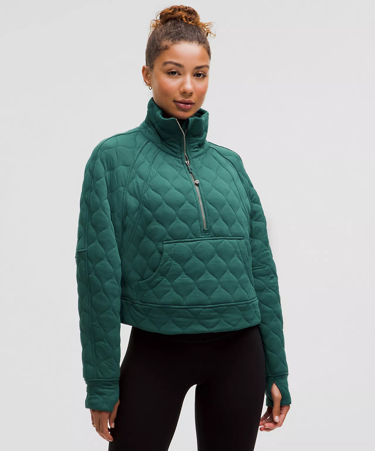 Scuba Oversized Quilted Half Zip | Women's Hoodies & Sweatshirts | lululemon | Lululemon (US)