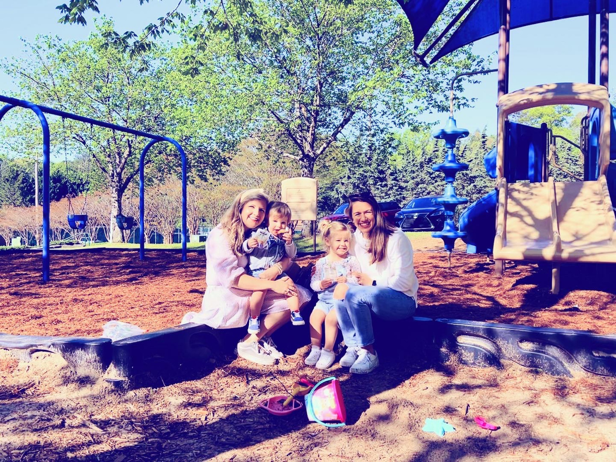 Got to spend the day with my college roomie and bestie, @abbyjcarpenter , while down in the Atlanta area for @wesmabry ‘s pastor’s conference, and what a gift that was!! 🫶🏽 Love you, Abs, and love seeing Judson and Halle play so well together - the cutest little friends!!! 🛝🌳 #collegeroomiesreunited

#LTKSeasonal #LTKfamily #LTKbaby