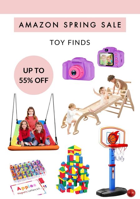 Amazon spring sale ✨ toy finds up to 55% off

Outdoor swing. Camera. Montessori playscape. Building blocks. Basketball hoop. Learning letters. 



#LTKkids #LTKsalealert #LTKfindsunder50