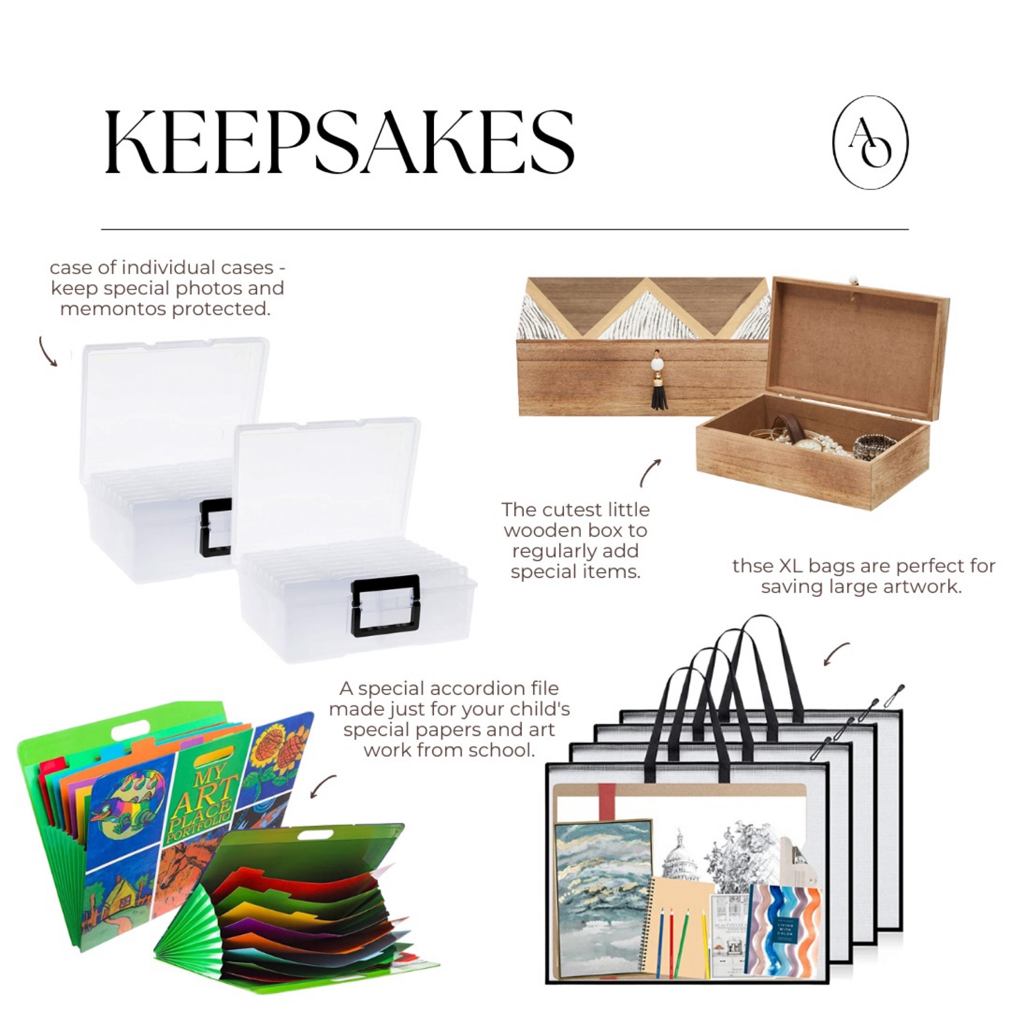 📃 Keepsakes Day 23 of the #aullorganizedchallenge.
Got 15 minutes? Let’s declutter! 👊🏼

Head to your current stash of “lets save this precious moment” pile. Maybe it’s in a box, maybe it’s a drawer or maybe you’ve decided to keep things super exciting and these things are randomly stashed around the house. 

Categories! Group items by kid, occasion or year. Do what makes sense to you!

That’s it! That’s today’s challenge. We are just grouping these keepsakes and finding a storage solution to keep them safe.

Not loving your current storage situation? Look at today's Favorite Product post for ideas. 💁🏻‍♀️

⭐️ Extra Credit!Post your picture of today's challenge to your stories and tag @aullorganized and use #aullorganizedchallenge to connect with the community!

#LTKfamily #LTKbaby #LTKhome