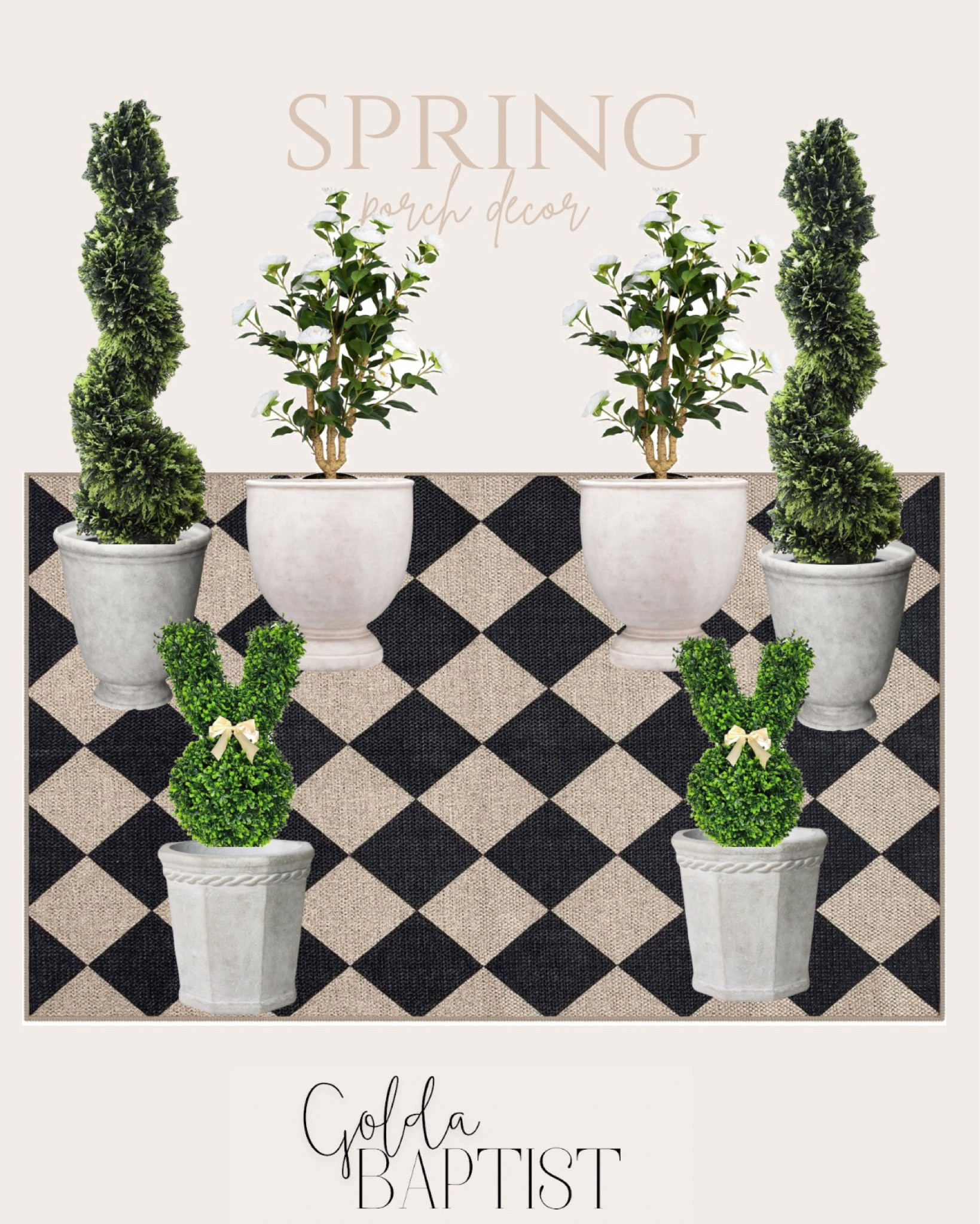 Spring porch decor 

#LTKHome #LTKSeasonal #LTKSaleAlert