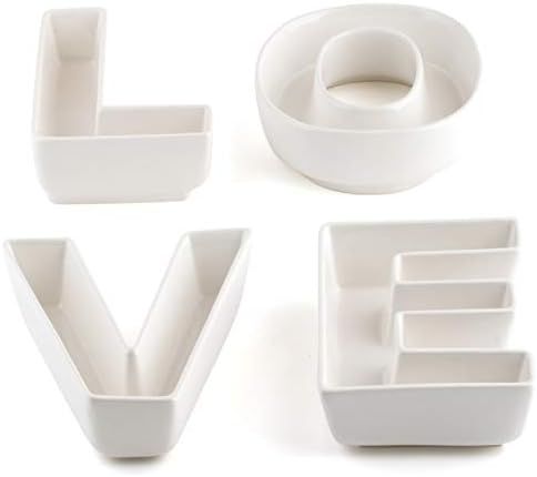 Weddingstar"LOVE" Plates Set | Amazon (US)