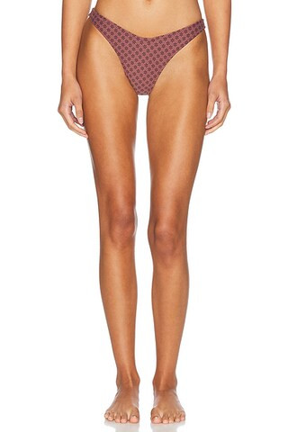 Tropic of C Ursula Bikini Bottom in Daisy Driftwood | FWRD | FWRD 