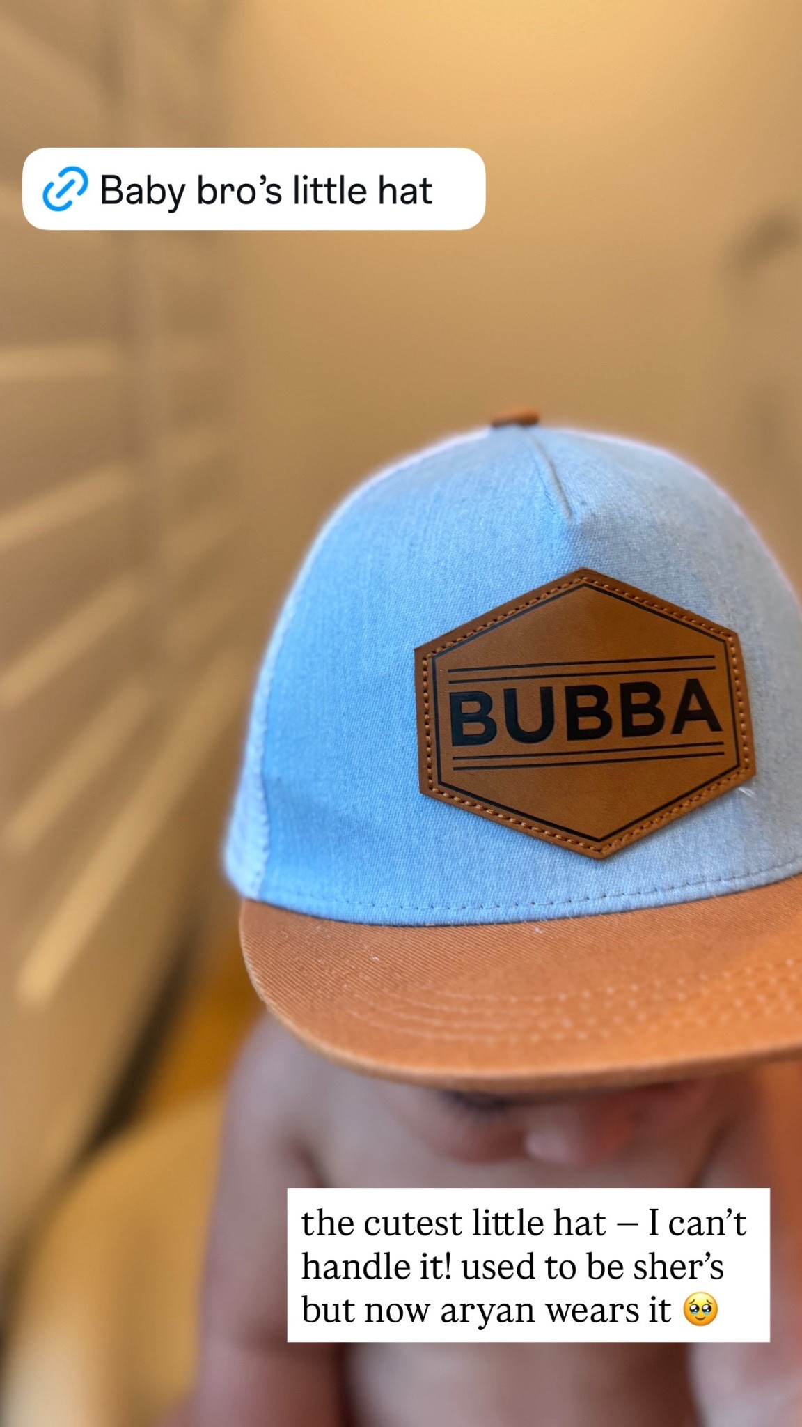 Comfy, lightweight, and super cute for everyday wear. This tiny hat gets me every time 🥹

#LTKFamily #LTKBaby #LTKKids