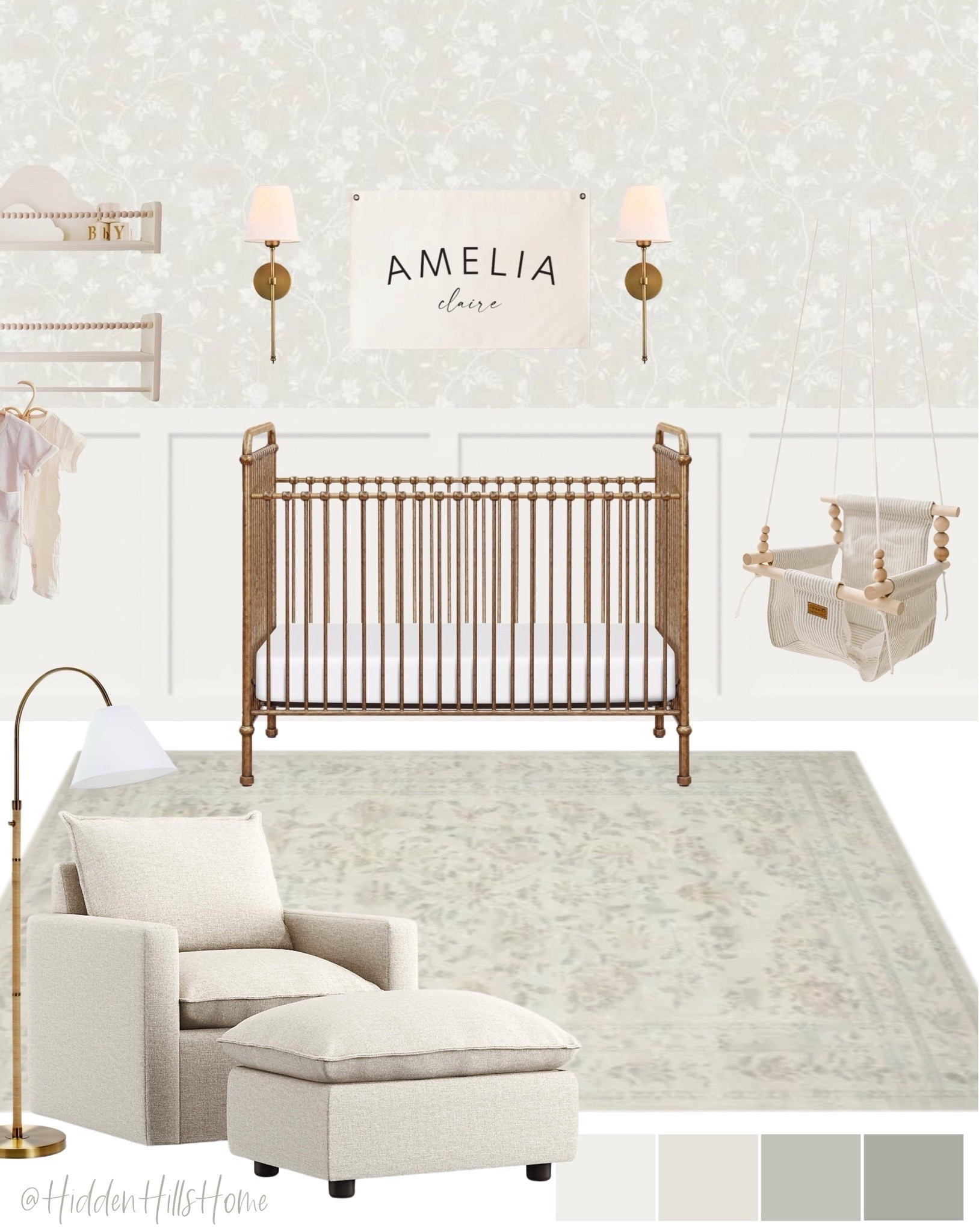 Baby girls nursery mood board, baby room design inspo, modern classic baby girls nursery mood board #babyroom



#LTKHome #LTKBaby #LTKSaleAlert