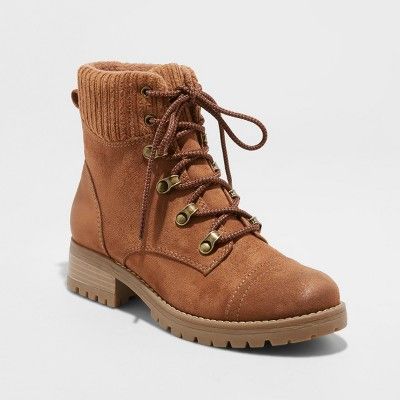 Women's Danica Lace Up Boots - Universal Thread™ | Target
