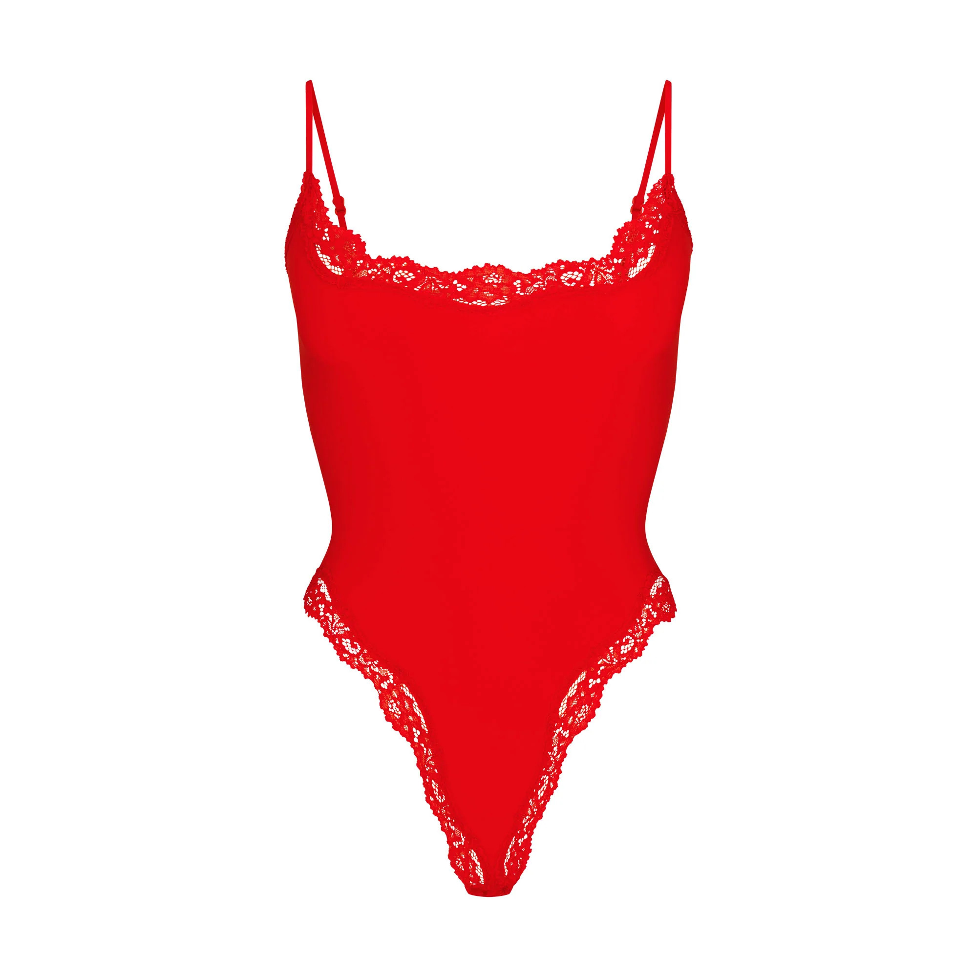 FITS EVERYBODY LACE CAMI BODYSUIT | CAYENNE | SKIMS (US)