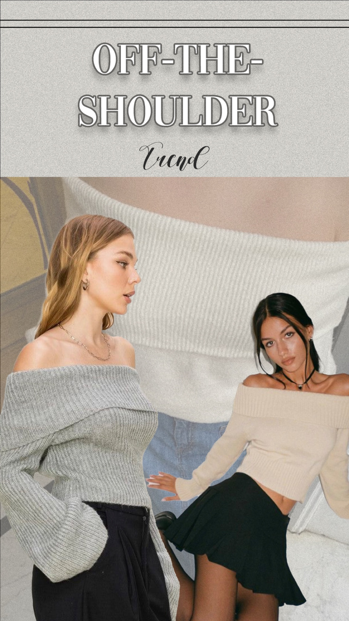 Fall Trend 2023: Off-The-Shoulder