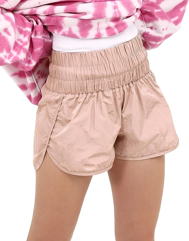 ODODOS GoTo Athletic Shorts, Elastic High Waist Workout Shorts for Women, Quick Dry Casual Summer Gy | Amazon (US)