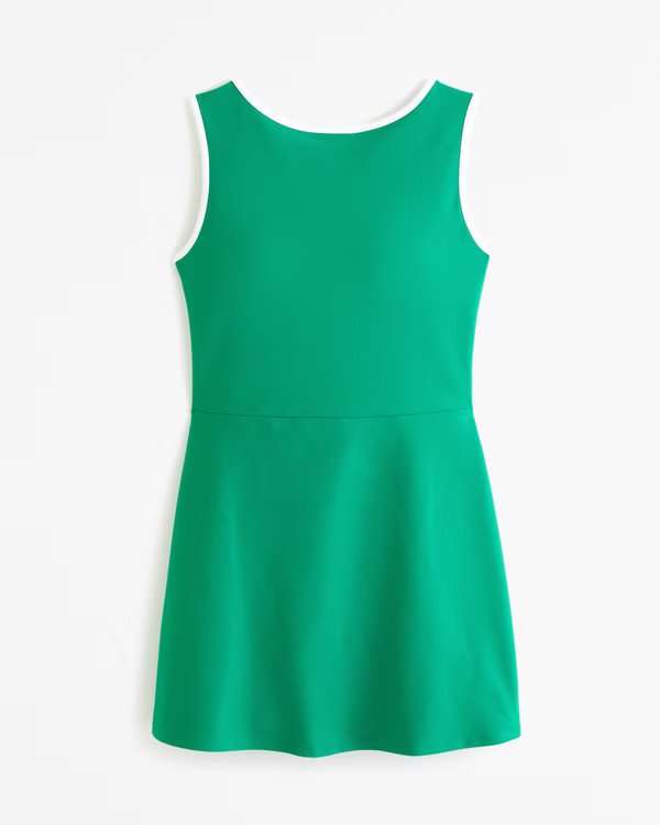 YPB sculptLUX Slash Mini Dress | Abercrombie & Fitch (US)