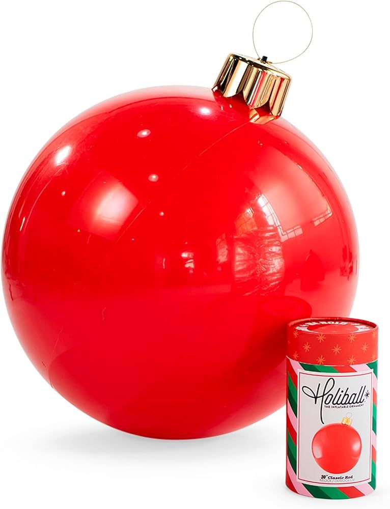 Holiball Inflatable Holiday Ornament – Indoor and Outdoor Use  – Reusable and Storage Friend... | Amazon (US)